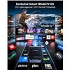 Image 2 : Putrims S36 4K Smart Video Projector with AI Autofocus/Keystone/WiFi 6/Bluetooth Projector - NEW