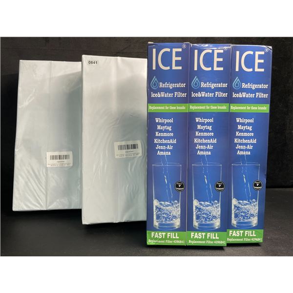 Lot of 9PCS Refrigerator Ice & Water Filters (For Whirlpool/Maytag/Kenmore etc) Filter 4396841 - New