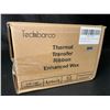 Image 5 : Box of 6 Rolls Thermal Transfer Ribbon (4.33" x 984') Black Industrial Barcode Label Printer Ribbon