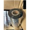 Image 7 : Box of 6 Rolls Thermal Transfer Ribbon (4.33" x 984') Black Industrial Barcode Label Printer Ribbon