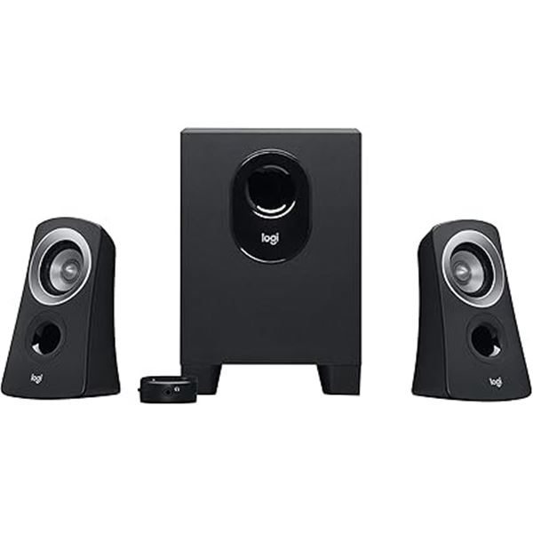 Logitech Z313 2.1 Multimedia Speaker System with Subwoofer (50W) Strong Bass - Brand New!