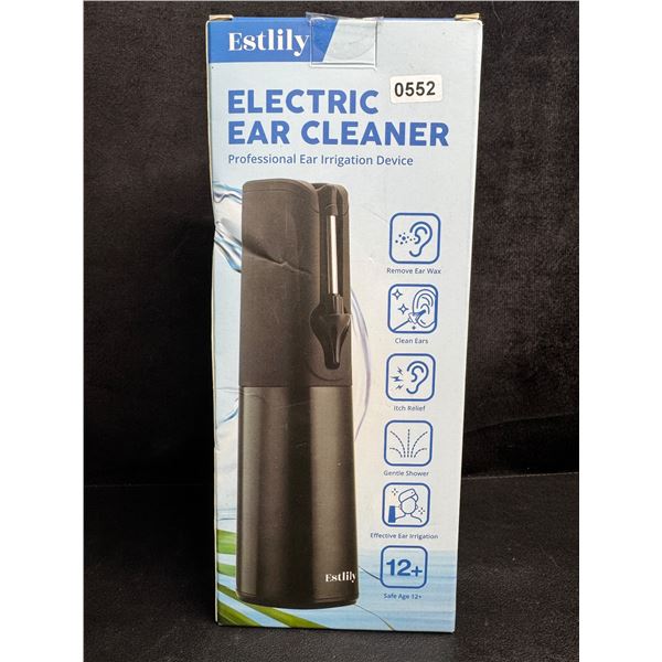 Electric Water-Powered Ear Cleaner Kit for Earwax Removal with 8 Reusable Irrigation Tips - New!