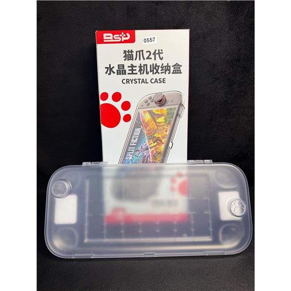 Nintendo Switch 2 Crystal Hard Storage Case for Console Joycons and Games - NEW!
