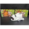 Image 1 : 2PCS LED Cute Lazy Raccoon Bedside Lamp; Touch Control, Dimmable & Rechargeable - New