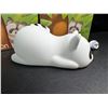 Image 2 : 2PCS LED Cute Lazy Raccoon Bedside Lamp; Touch Control, Dimmable & Rechargeable - New