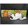 Image 1 : 2PCS LED Cute Lazy Raccoon Bedside Lamp; Touch Control, Dimmable & Rechargeable - New