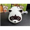 Image 4 : 2PCS LED Cute Lazy Raccoon Bedside Lamp; Touch Control, Dimmable & Rechargeable - New