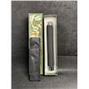 Image 1 : 21 Inch Steel Retractable Security Baton with Padded Grip and Belt Pouch - New