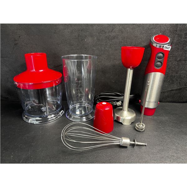 Koios 500Watt Hand Blender Variable Speed with Multiple Attachments - Open Box