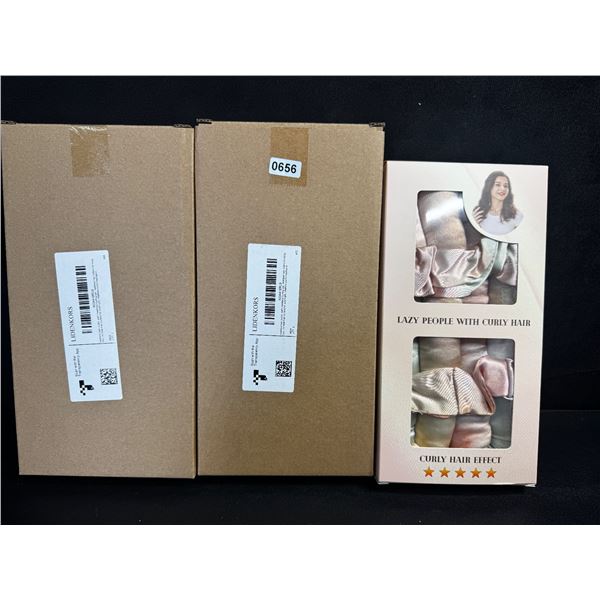 2 Boxes of Overnight Heatless Hair Curlers for Easy Curls and Styles - New