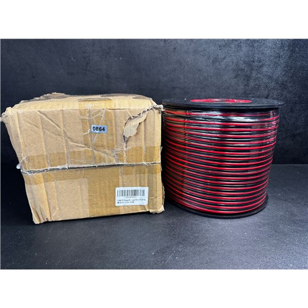 Viabrico Red and Black 12V Low Voltage Cable 12Ga 500ft! - New
