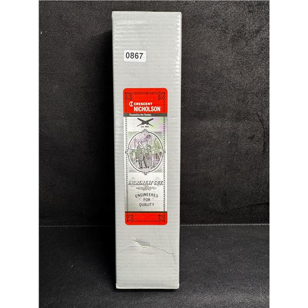 Crescent Nicholson 12PCS Increment Cut 6inch Smooth Hand Files - New