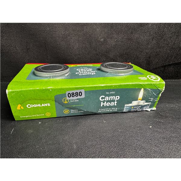 2-Pack of Coghlans Camp Heat 182g Each - New