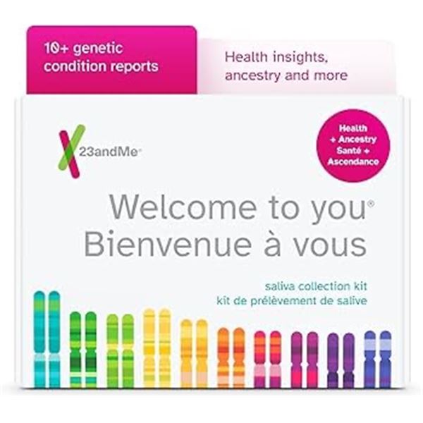 23andMe DNA Testing Kit for Health + Ancestry - New Sealed!