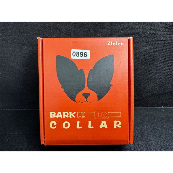 Zlolen Rechargeable Dog Bark Collar - White - New