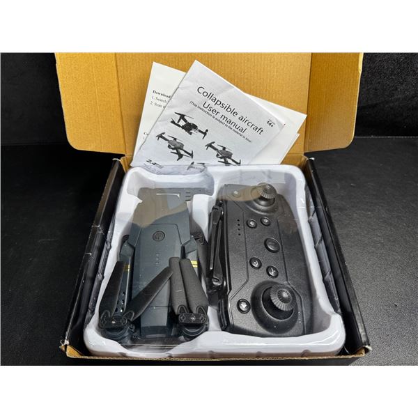 Collapsible Mini Drone with Rechargeable Battery and Remote - New