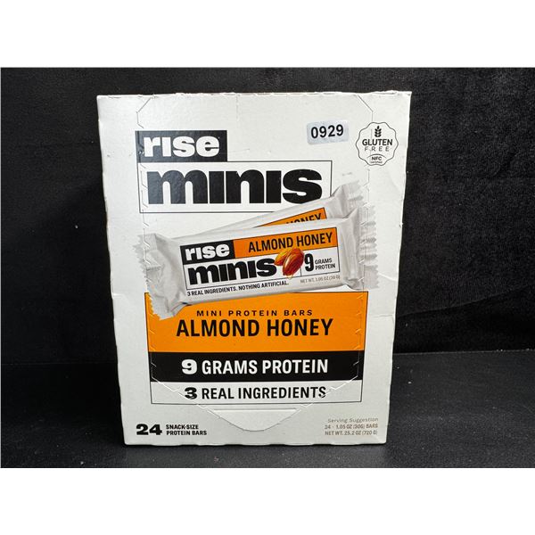 Rise Minis Almond Honey 9G Protein Bars 24-Pack - New