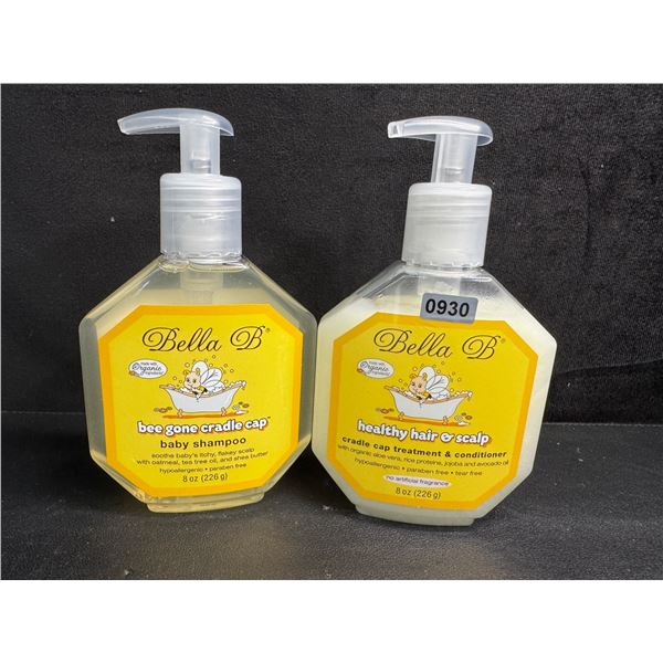2PCS Bella B Bee Gone Cradle Cap Baby Shampoo 6oz Each - New