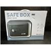 Image 1 : Safe Box/Keepsake Piggy Bank Box with Key/Passcode (Black) Money Safe for Kids - New