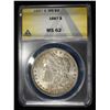 Image 1 : 1887 MORGAN DOLLAR ANACS MS62
