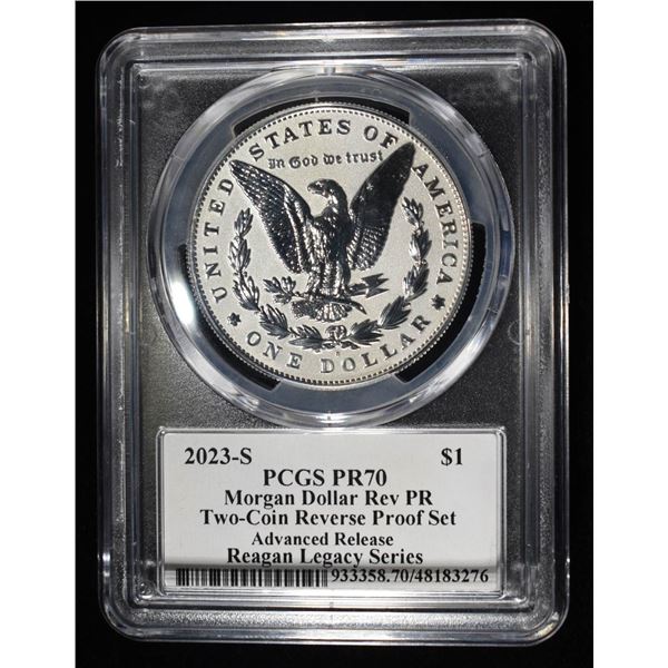 2023-S MORGAN DOLLAR PCGS REV PR-70
