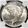 Image 2 : 1924 PEACE DOLLAR NGC MS-63