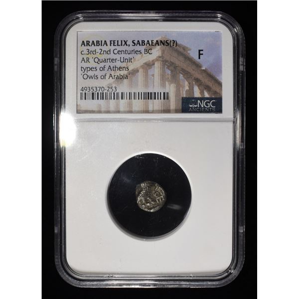OWLS OF ARABIA, C.3RD-2ND CENTURIES BC NGC F