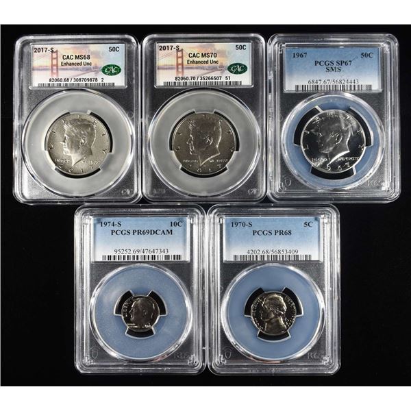 MIXED GRADED COIN LOT
