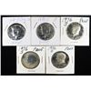 Image 1 : (2) 1970-S & (3) 1976-S KENNEDY HALF DOLLARS PROOF