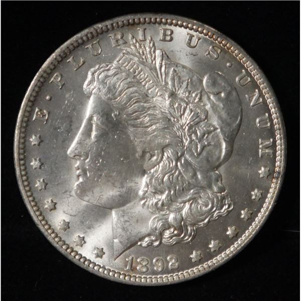 1892-O MORGAN DOLLAR CH BU
