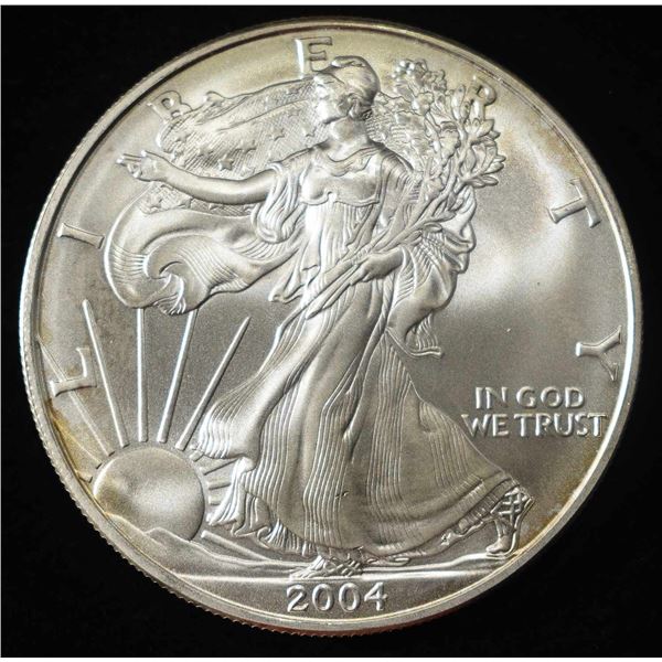 2004 AMERICAN SILVER EAGLE