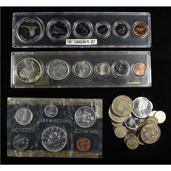 APPROX $10 80% SILVER MIXED CANADIAN COINS