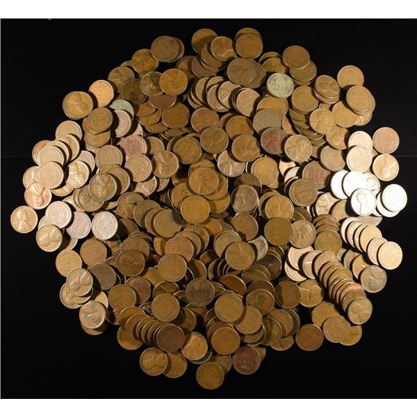 (500) WHEAT CENTS