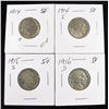 Image 1 : (4) BUFFALO NICKEL VG-F