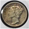 Image 1 : 1921 MERCURY DIME VF/XF