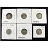 Image 2 : (6) MERCURY DIMES