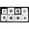 Image 1 : (8) MERCURY DIMES