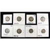 Image 2 : (8) MERCURY DIMES