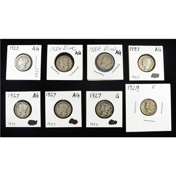 (8) MERCURY DIMES