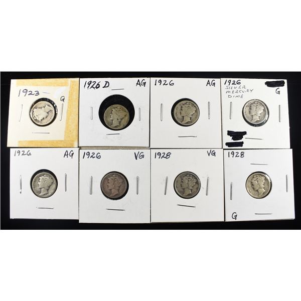 (8) MERCURY DIMES
