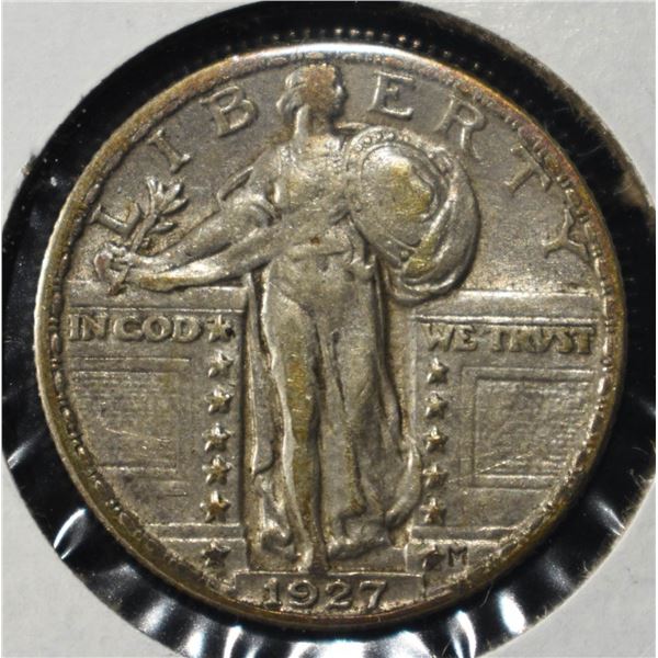 1927 STANDING LIBERTY QUARTER AU