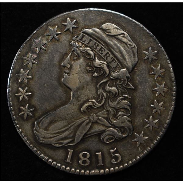 1815/2 CAPPED BUST HALF DOLLAR AU