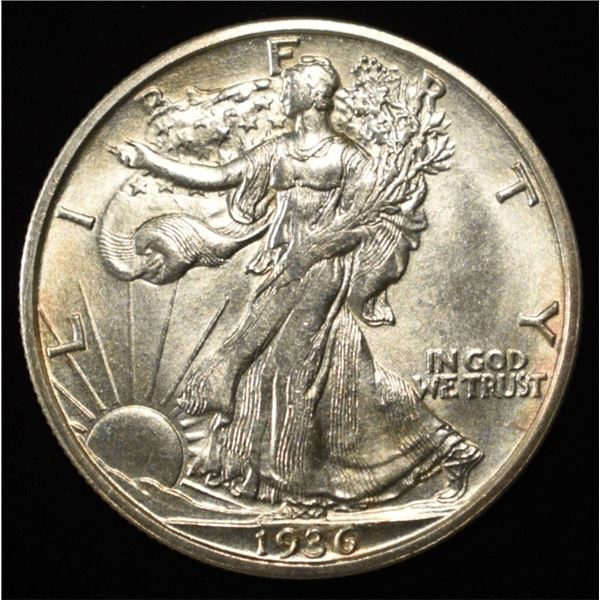 1936-S WALKING LIBERTY HALF CH/GEM BU