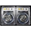 Image 2 : (2) 1963 FRANKLIN HALF DOLLARS PCGS MS 63
