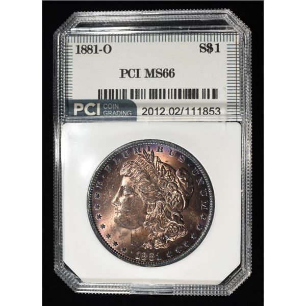1881-O MORGAN DOLLAR PCI SUPERB GEM BU