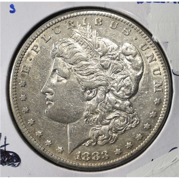 1883-S MORGAN DOLLAR CH AU