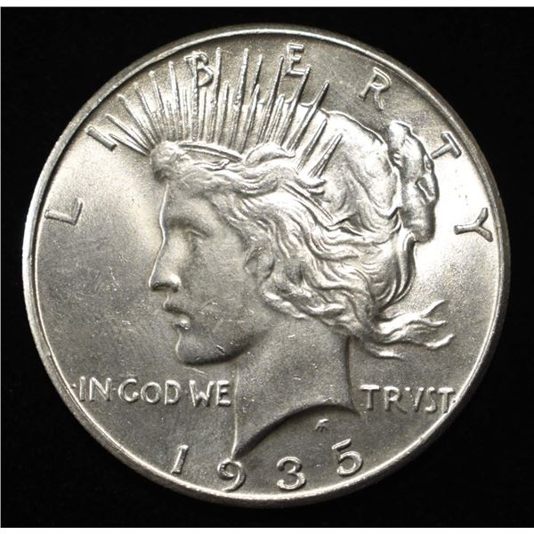 1935 PEACE DOLLAR CH/GEM BU