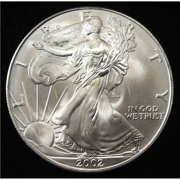 2002 AMERICAN SILVER EAGLE