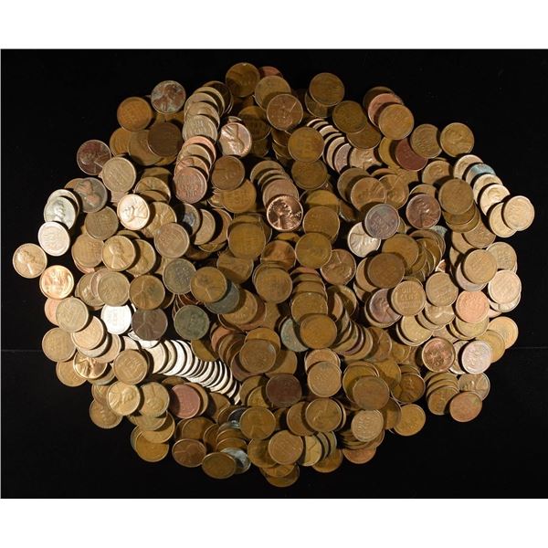 (500) WHEAT CENTS