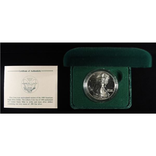 1989 AMERICAN SILVER EAGLE